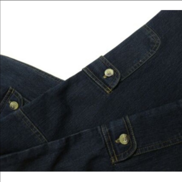 NWT Maternity Wide Leg Cargo Jeans M - Picture 3 of 3